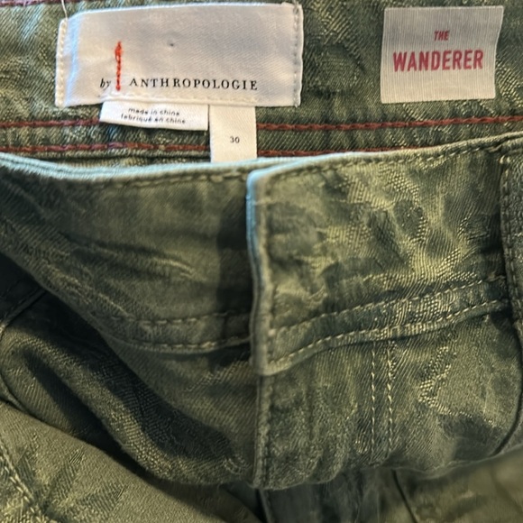 Anthropologie Pilcro the Wanderer Palm leaf pattern Size 30 - Picture 5 of 5